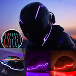 Décoration Casque Moto Bande Lumineuse Kit LED