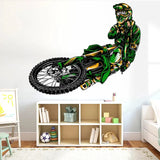 Sticker Mural Moto Cross Dans les Airs