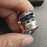 Bague Biker Chevalier (en Argent)