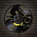 Horloge Murale Moto Cross Saut d'Obstacle (LED)