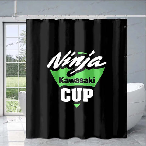 Rideau de Douche Moto Kawasaki Ninja Cup