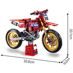 Moto Cross Lego CRF Jantes Dorées - Antre du Motard