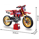 Moto Cross Lego CRF Jantes Dorées - Antre du Motard