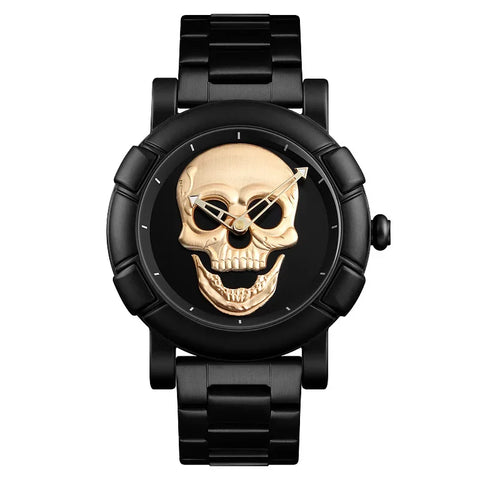 Montre Biker<br> Tête de Mort