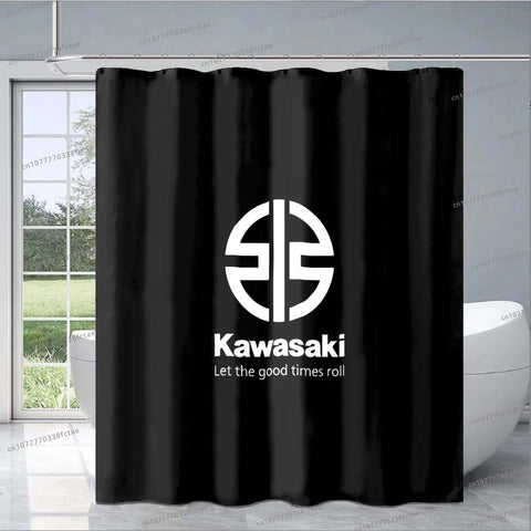 Rideau de Douche Moto<br> Kawasaki Factory