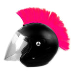 Crête Rose Mohawk pour Casque Moto Rose