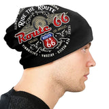 Bonnet Biker Roue Ailée et Route 66 - Antre du Motard