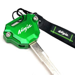 Coque Clé Verte Moto Pack (Kawasaki) Ninja avec Porte-Clé Associé