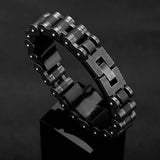 Bracelet Motard Chaine de Moto Homme Massive - Antre du Motard