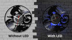 Horloge Murale Moto Cross Saut d'Obstacle (LED)