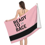 Serviette de Plage Moto Ready to Race KTM (5 Coloris) Rose