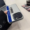 Vinilo o funda para iPhone Motocicleta<br> Yamaha Racing transparente