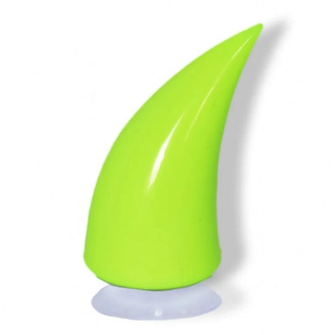 Décoration Casque Moto<br> Corne Diable Vert Fluo