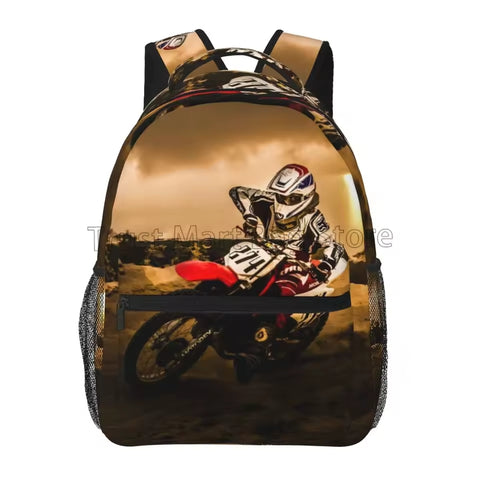 Cartable Moto-Cross<br> Acrobaties en Forêt