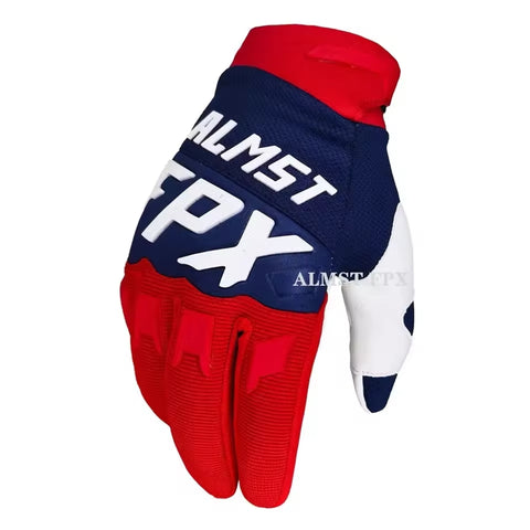Gant Moto Cross<br> Bleu & Rouge