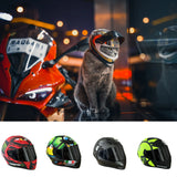 Casque Moto Chat & Petit Chien Modèle GP 46 Hiver Noël