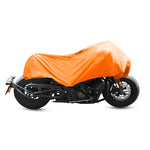 Demi-Housse Moto Waterproof Orange M-220x95x55cm