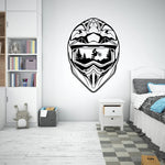 Sticker Mural Moto Grand Casque