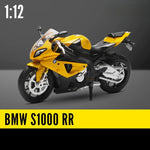 Moto Miniature 1:12 BMW S1000RR Jaune