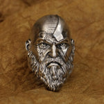 Bague Biker Kratos (en Argent)