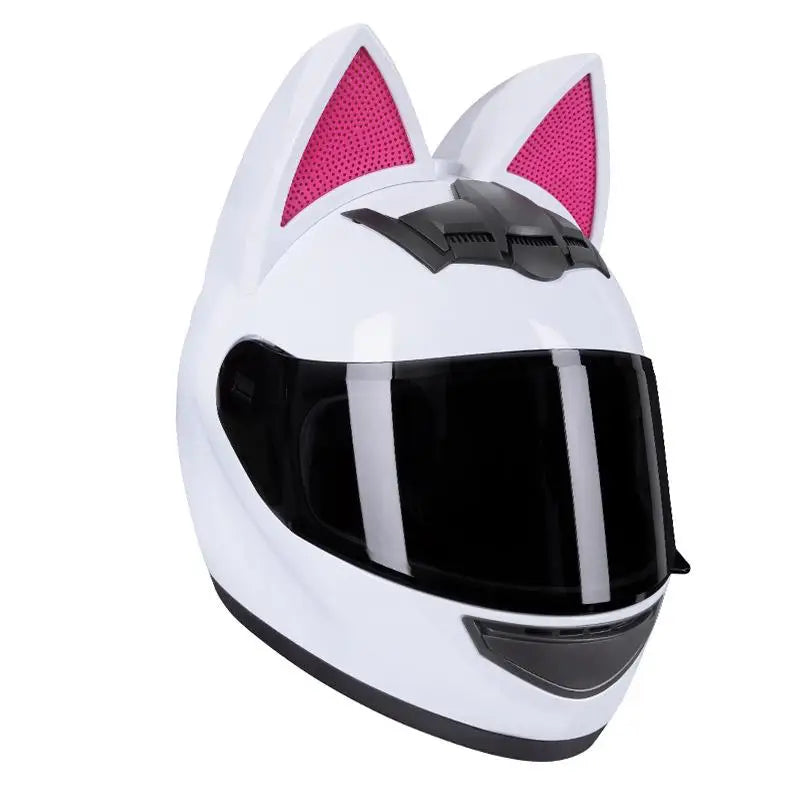 female motorcycle helmets ears Women's Helmet with Cat Ear Sun X-3 AX Electric grab a pair of data--city:Chicago Colour:Black