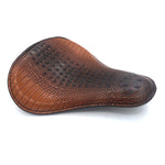 Selle de moto bobber marron confort