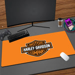 Tapis de Souris Moto Logo Harley Orange