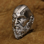 Bague Biker Kratos (en Argent)