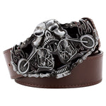 Ceinture Biker Skull 130cm