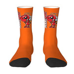 Chaussette Orange MotoGP Fourmi Marquez Salut "V"