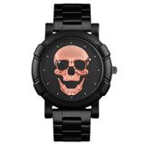 Montre Biker Tête de Mort Vintage