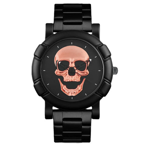 Montre Biker<br> Tête de Mort Vintage