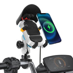 Support téléphone moto avec protection Avec chargeur - Guidon