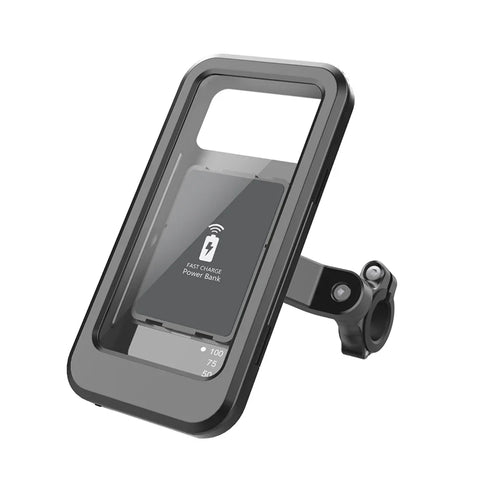 Support téléphone moto coque étanche et charge rapide Chargeur induction