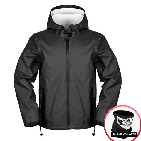 Veste de Pluie Moto<br> Noir