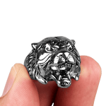 Bague Biker Tigre (Acier)