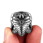 Bague Biker Cobra (Acier)