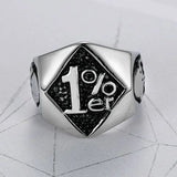 Bague Biker Gang 1% (Acier)