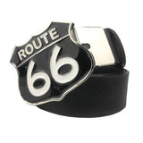 Ceinture biker route 66 Noir