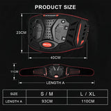 Ceinture Dorsale Moto Jaune