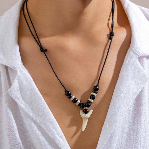 Collier Biker<br> Dent de Requin