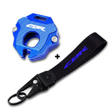 Coque Clé Moto Pack CBR avec Porte-Clé Associé Bleu