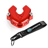 Coque Clé Moto Pack CFMOTO avec Porte-Clé Associé Rouge