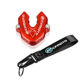 Coque Clé Moto Pack Full CFMOTO avec Porte-Clé Associé Rouge