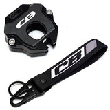 Coque Clé Moto Pack (Honda) CB avec Porte-Clé Associé Noir