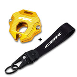 Coque Clé Moto  Pack (Honda) CBR  avec Porte-Clé Associé Doré