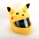 Couvre Casque Moto Peluche Pokemon Pikachu