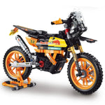 Lego Moto Cross KTM Jantes Oranges