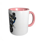 Mug Moto à Fond Rose Default Title