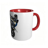 Mug Moto à Fond Rouge Default Title